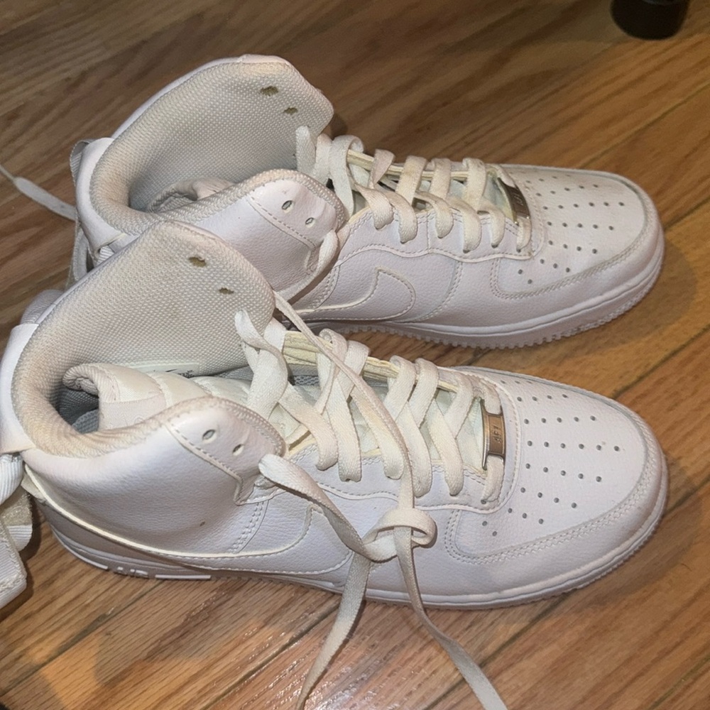 Nike high top air forces